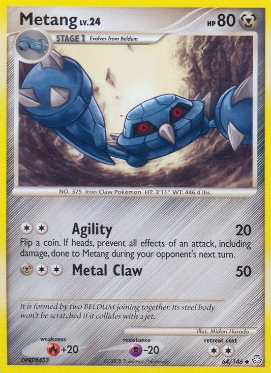Metang 64/146 Uncommon | Legends Awakened | Pokemon Card