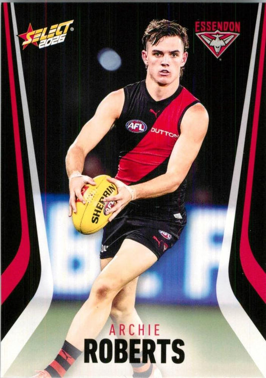 Archie Roberts #65 Essendon Bombers | 2026 Select AFL Footy Stars | Trading Card