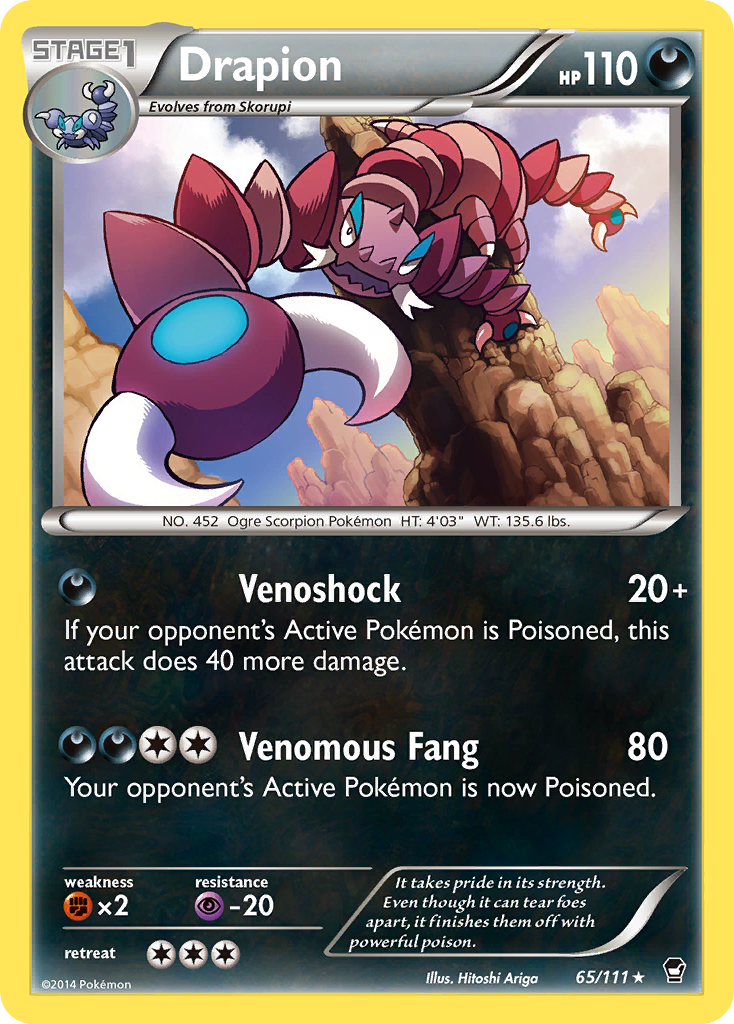Buy Drapion Rare | Furious Fists | Pokemon Card Australia