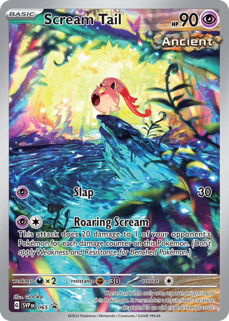 Scream Tail #65 Promo | Scarlet & Violet Black Star Promos | Pokemon Card