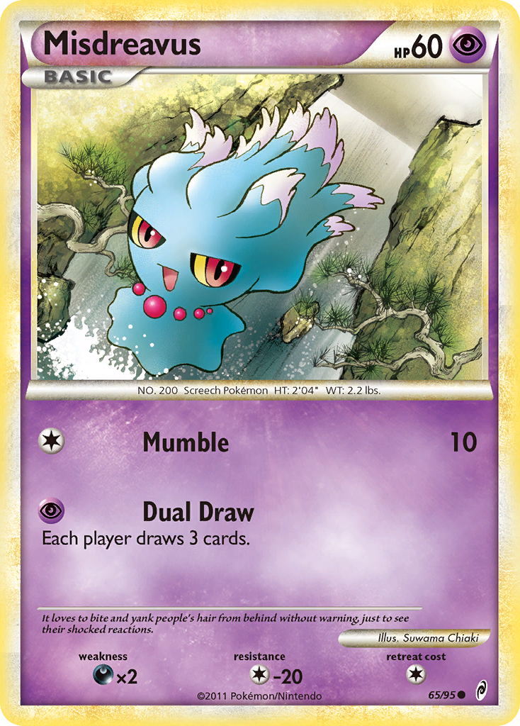 Misdreavus 65/95 Common | Call of Legends | Pokemon Card