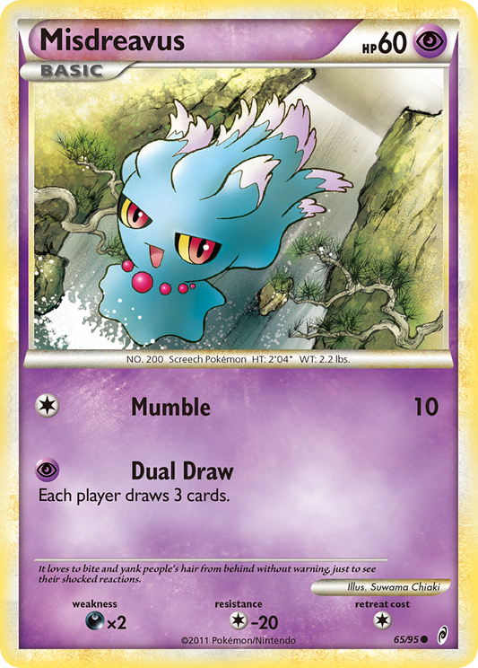 Misdreavus 65/95 Common | Call of Legends | Pokemon Card