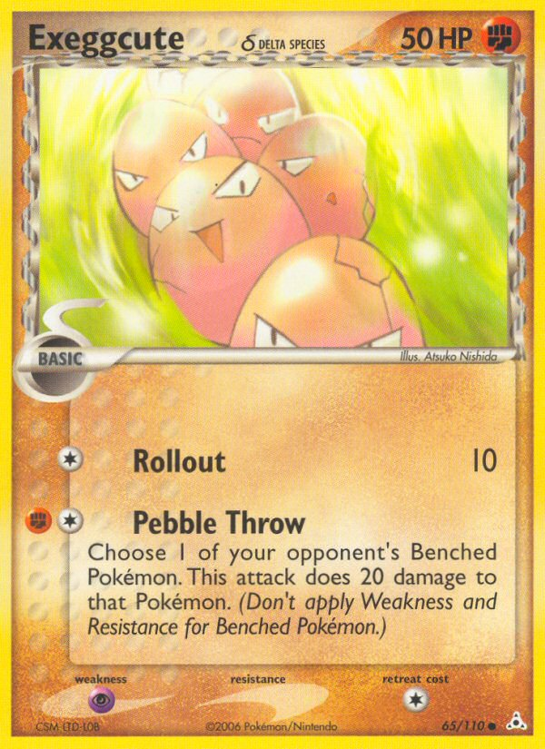 Exeggcute δ 65/110 Common | Holon Phantoms | Pokemon Card