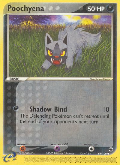 Poochyena 65/109 Common | Ruby & Sapphire | Pokemon Card