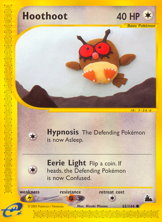 Hoothoot 65/144 Common | Skyridge | Pokemon Card