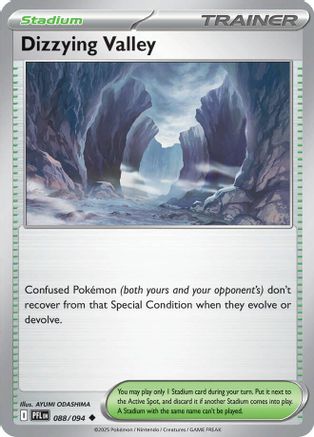Dizzying Valley 88/94 Reverse Holo | Phantasmal Flames | Pokemon Card