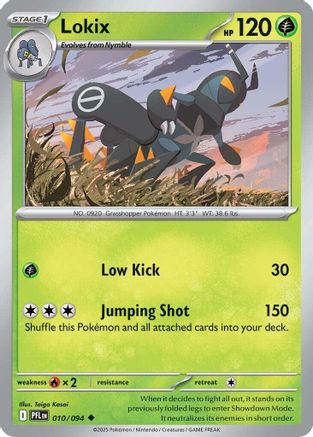 Lokix 10/94 Reverse Holo | Phantasmal Flames | Pokemon Card
