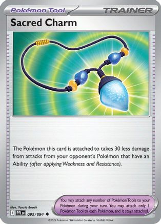 Sacred Charm 93/94 Reverse Holo | Phantasmal Flames | Pokemon Card
