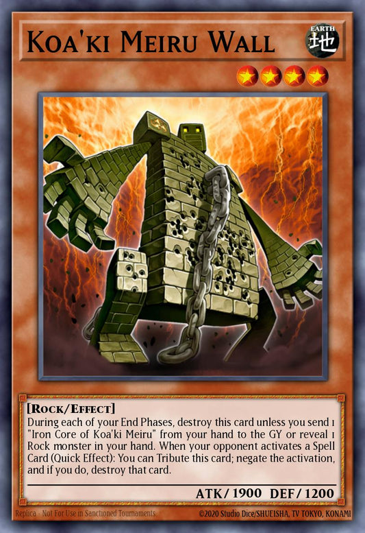 Koa'ki Meiru Wall - SESL-EN050 Super Rare | Yu-Gi-Oh! Card