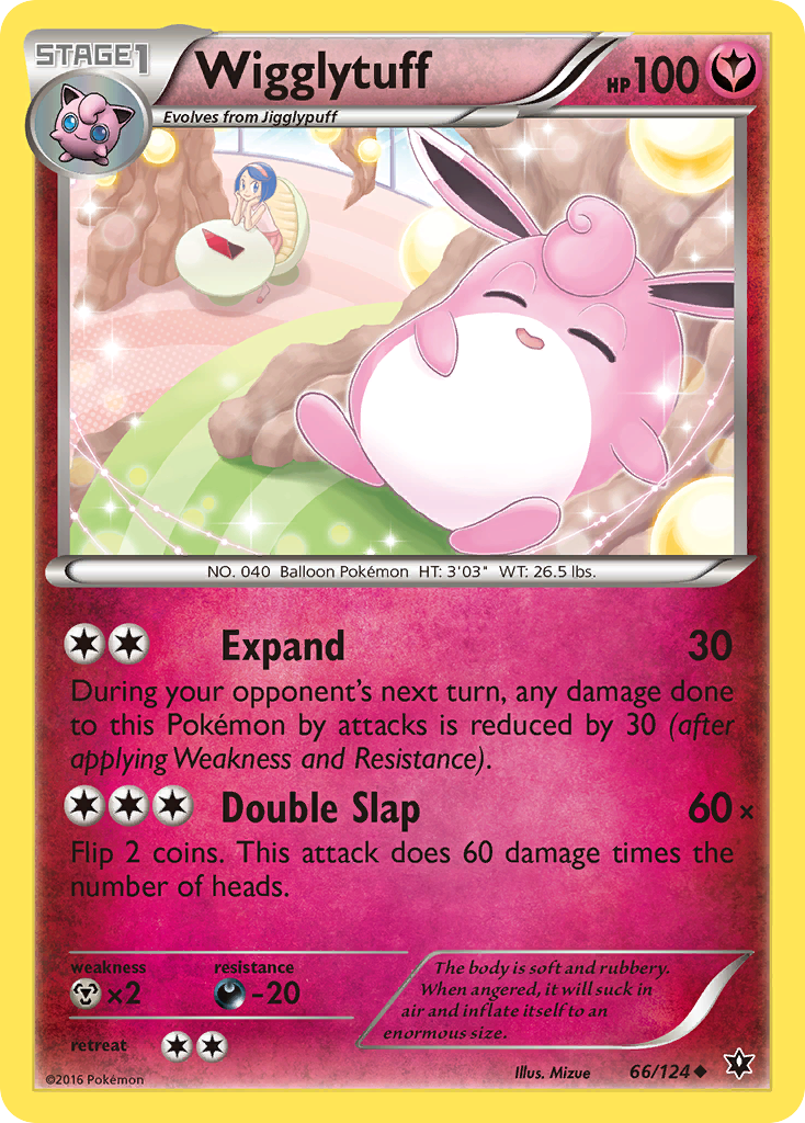 Wigglytuff 66/124 Uncommon | Fates Collide | Pokemon Card