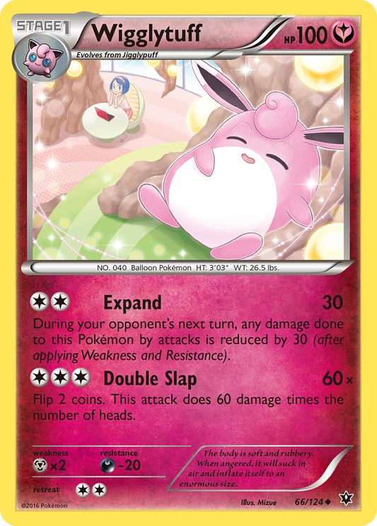 Wigglytuff 66/124 Uncommon | Fates Collide | Pokemon Card