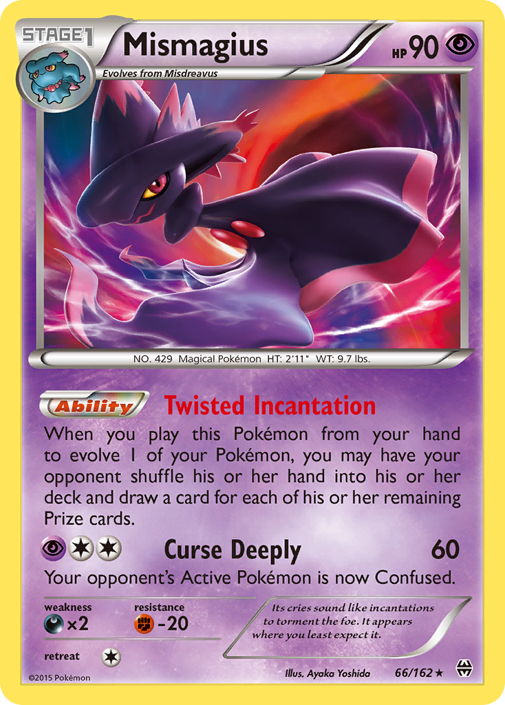 Mismagius 66/162 Rare Holo | BREAKthrough | Pokemon Card