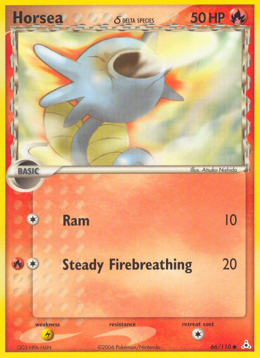 Horsea δ 66/110 Common | Holon Phantoms | Pokemon Card