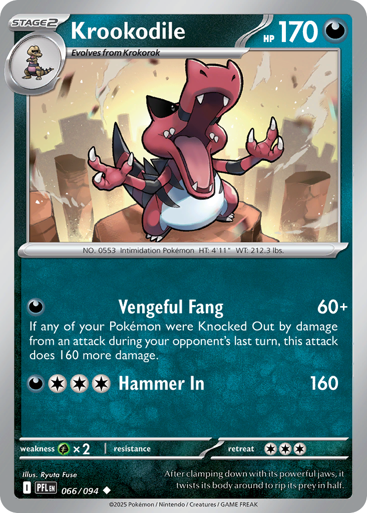 Krookodile 66/94 Uncommon | Phantasmal Flames | Pokemon Card Brickheads Collectables Krookodile 66/94 Uncommon | Phantasmal Flames | Pokemon Card Brickheads Collectables