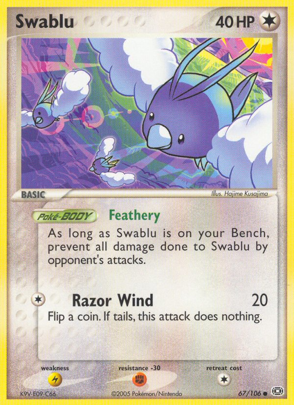 Swablu 67/106 Common | Emerald | Pokemon Card
