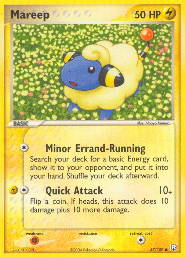 Mareep 67/109 Common | Team Rocket Returns | Pokemon Card