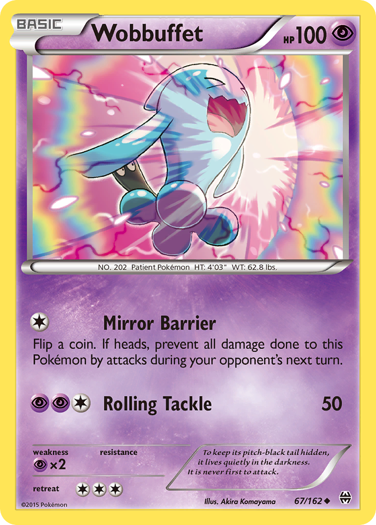Wobbuffet 67/162 Uncommon | BREAKthrough | Pokemon Card