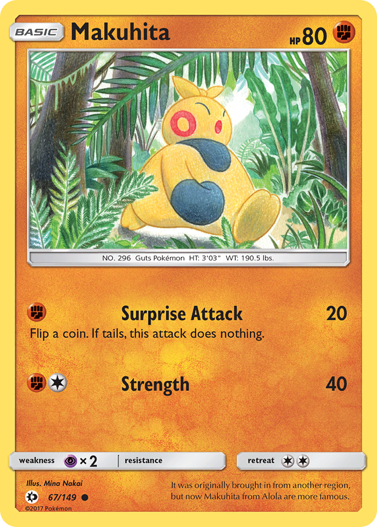 Buy Makuhita Common | Sun & Moon