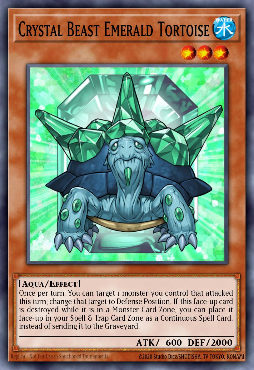 Crystal Beast Emerald Tortoise - BLCR-EN049 Ultra Rare