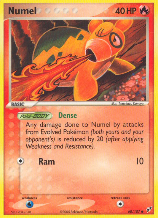Numel 68/107 Common | Deoxys | Pokemon Card