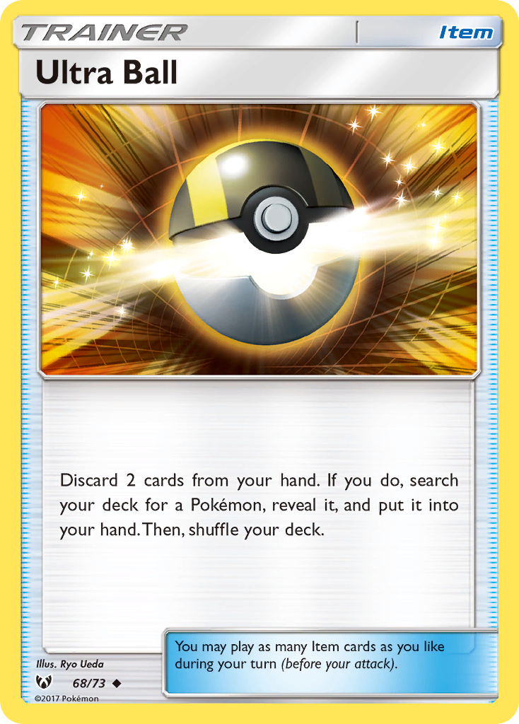 Ultra Ball 68/73 Uncommon | Shining Legends | Pokemon Card