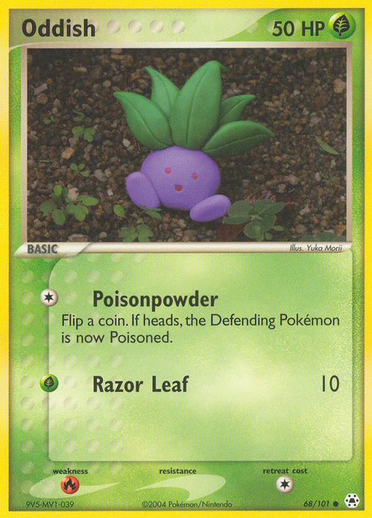 Oddish 68/101 Common | Hidden Legends | Pokemon Card