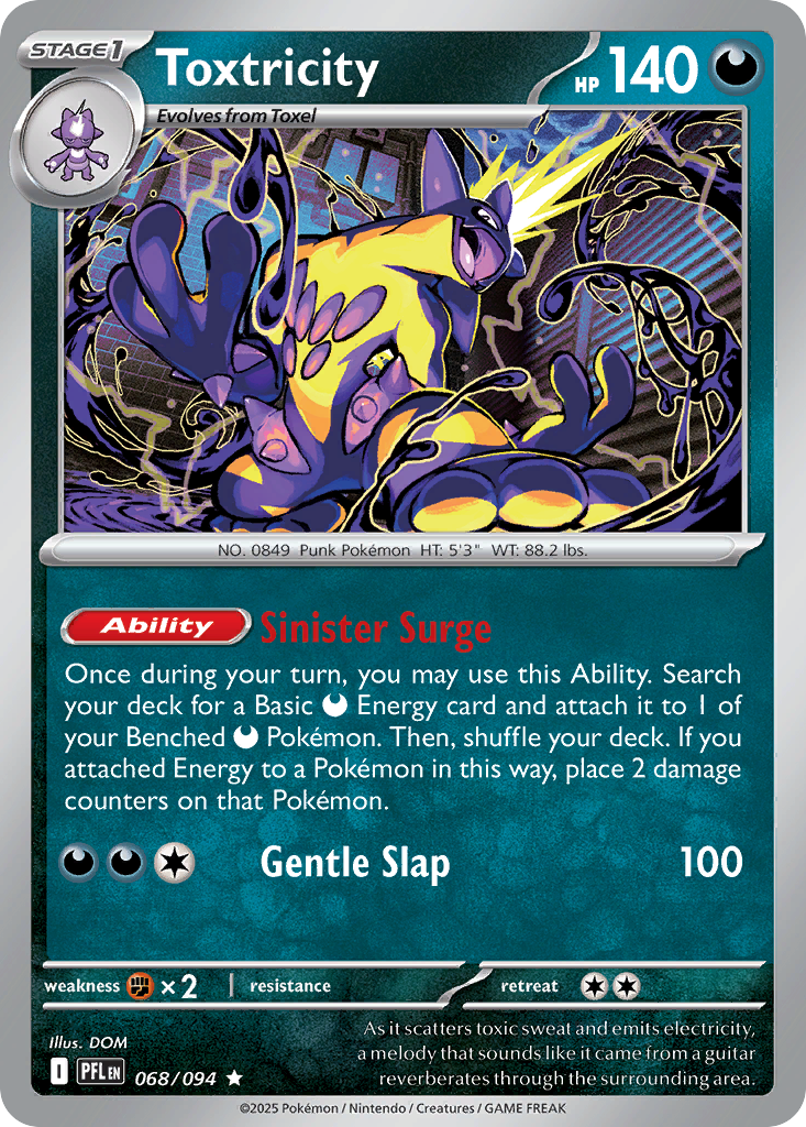 Toxtricity 68/94 Rare | Phantasmal Flames