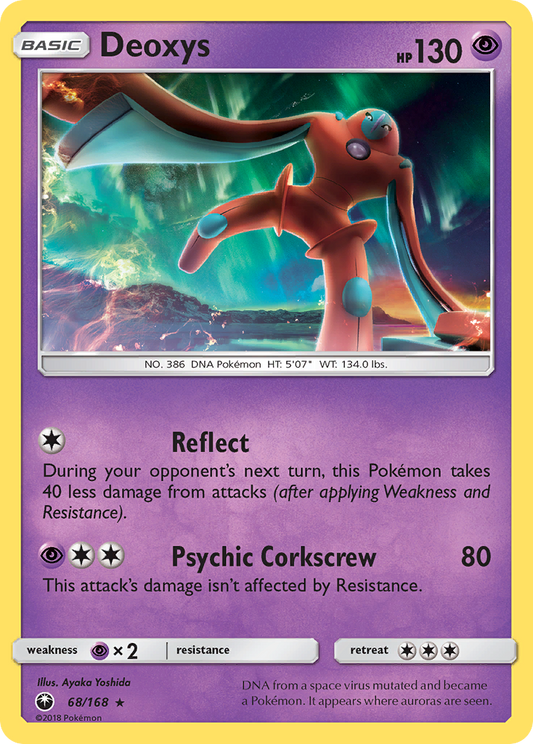 Deoxys 68/168 Rare | Celestial Storm | Pokemon Card
