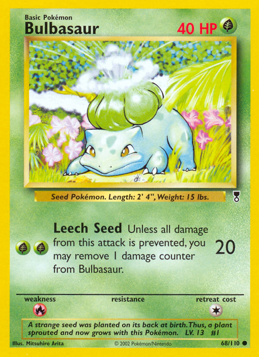 Bulbasaur 68/110 Common | Legendary Collection | Pokemon Card