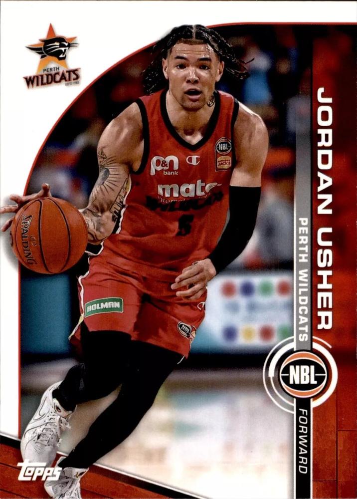 Jordan Usher #69 Perth Wildcats | 2023-24 Topps NBL | NBL Trading Card