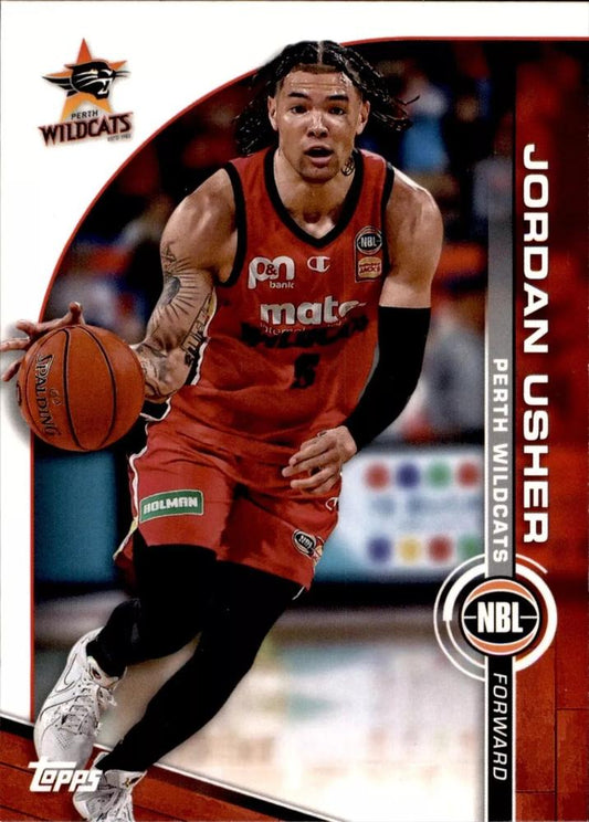 Jordan Usher #69 Perth Wildcats | 2023-24 Topps NBL | NBL Trading Card