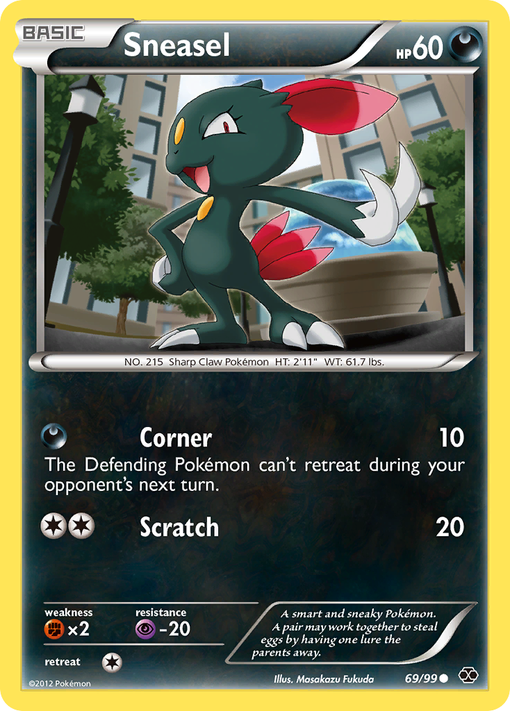 Sneasel 69/99 Common | Next Destinies | Pokemon Card – Brickheads