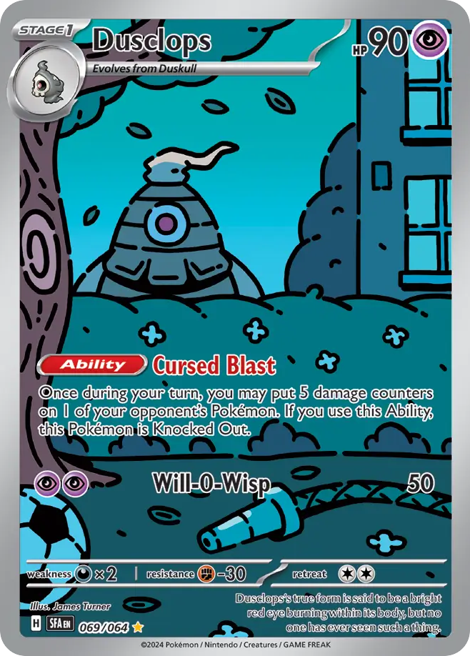 Dusclops 69/64 Illustration Rare | Shrouded Fable | Pokemon Card