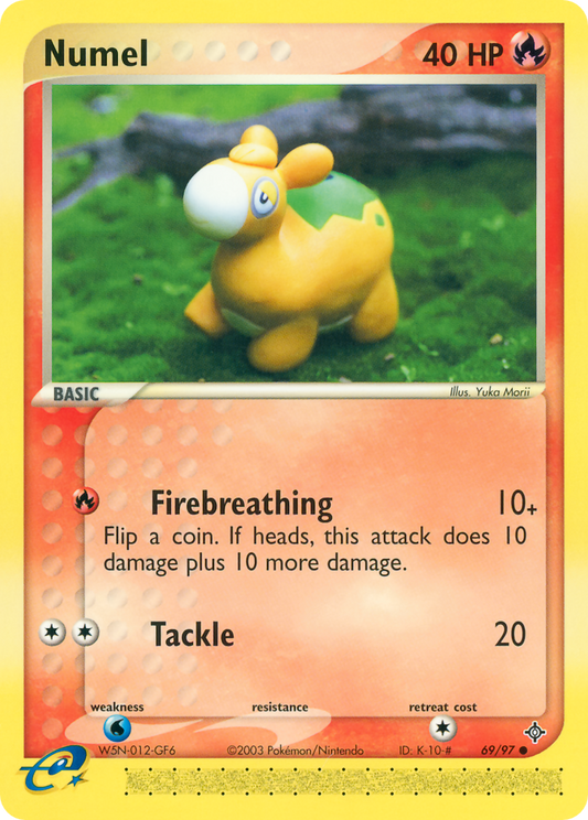 Numel 69/97 Common | Dragon | Pokemon Card