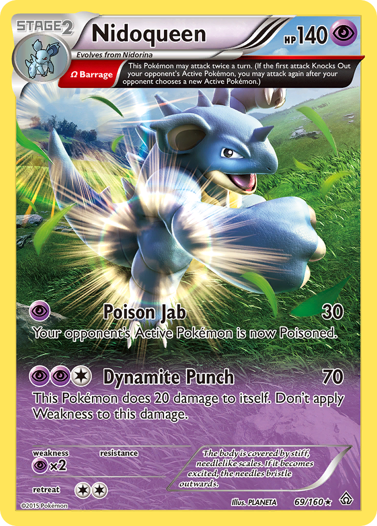 Nidoqueen 69/160 Rare | Primal Clash | Pokemon Card