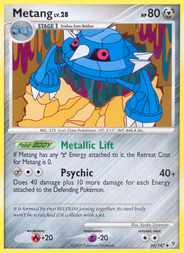 Metang 69/147 Uncommon | Supreme Victors | Pokemon Card