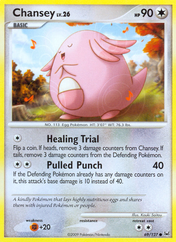 Chansey 69/127 Common | Platinum | Pokemon Card