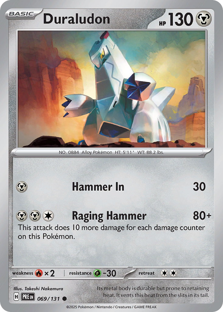 Duraludon 69/131 Common | Prismatic Evolutions | Pokemon Card