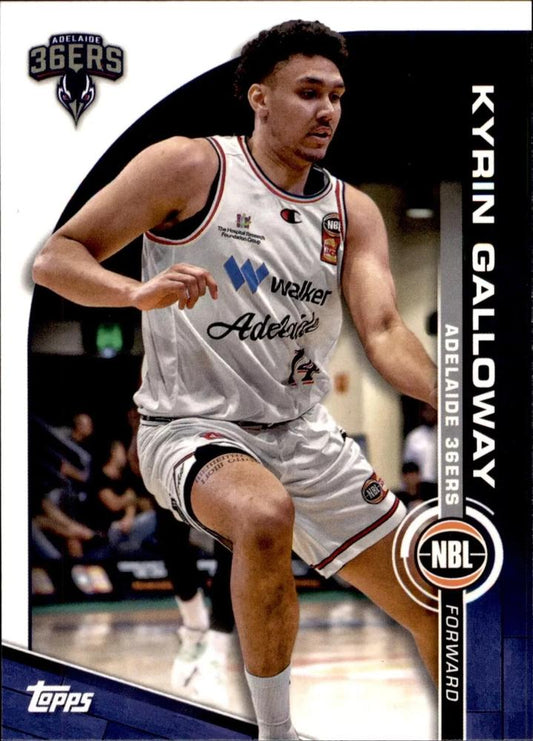 Kyrin Galloway #6 Adelaide 36ers | 2023-24 Topps NBL | NBL Trading Card