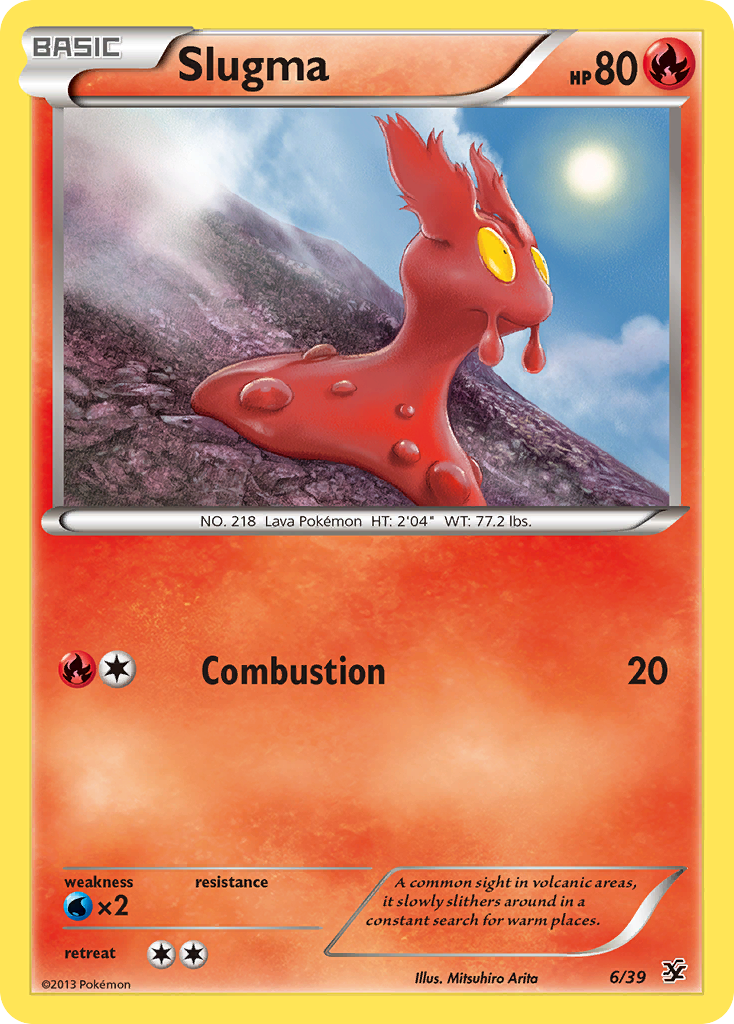 Slugma 6/39 | Kalos Starter Set | Pokemon Card