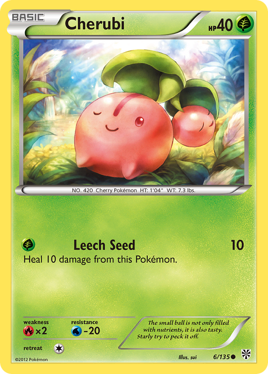Cherubi 6/135 Common | Plasma Storm | Pokemon Card