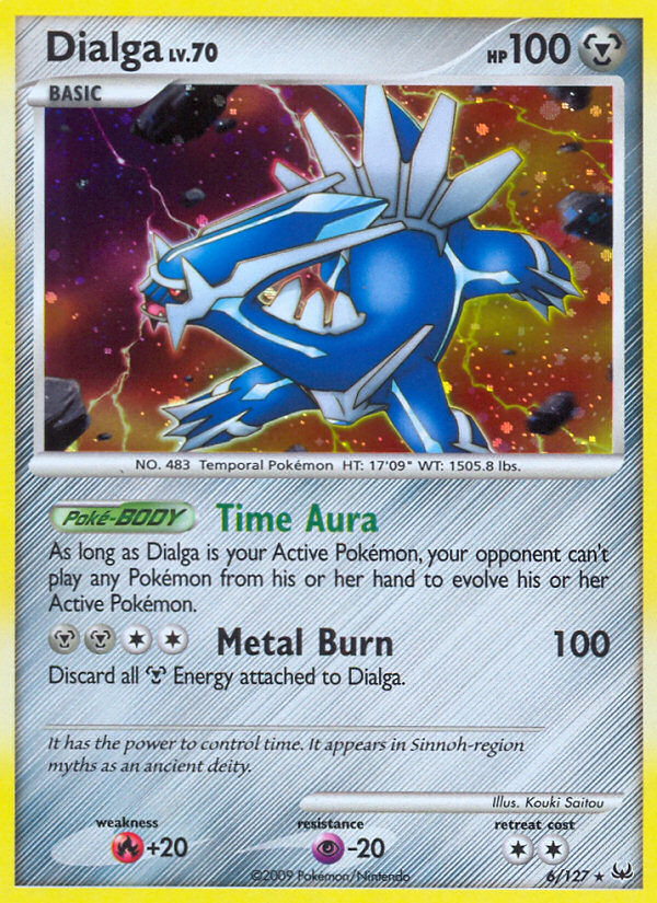 Dialga 6/127 Rare Holo | Platinum | Pokemon Card