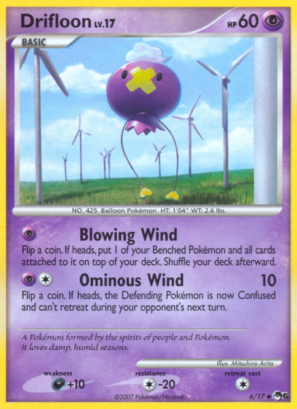 Drifloon 6/17 Uncommon | POP Series 6 | Pokemon Card