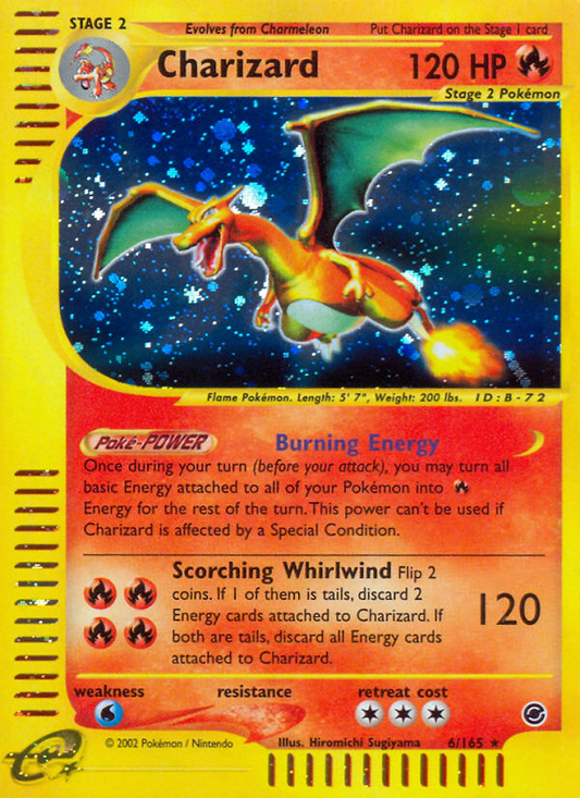 Charizard 6/165 Rare Holo | Expedition Base Set | Pokemon Card
