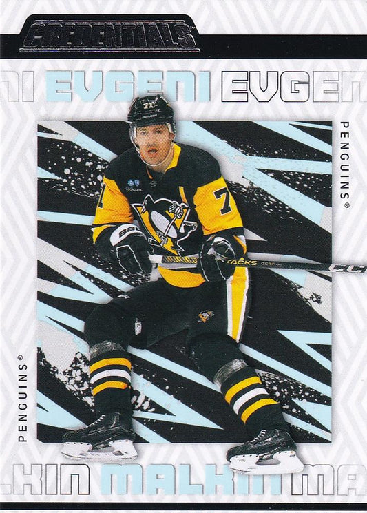 Evgeni Malkin #70 Pittsburgh Penguins | 2023-24 Upper Deck Credentials | NHL Trading Card