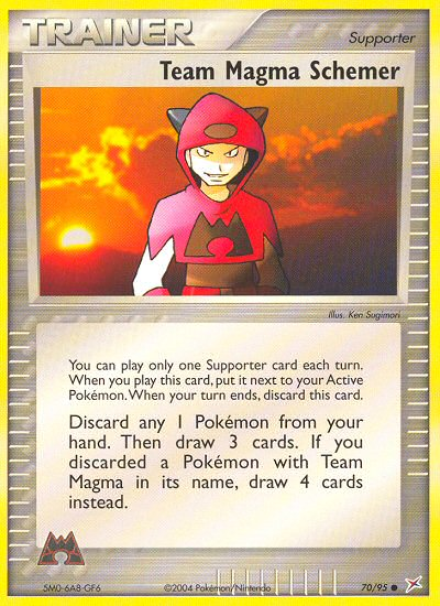 Team Magma Schemer 70/95 Common | Team Magma vs Team Aqua | Pokemon Card