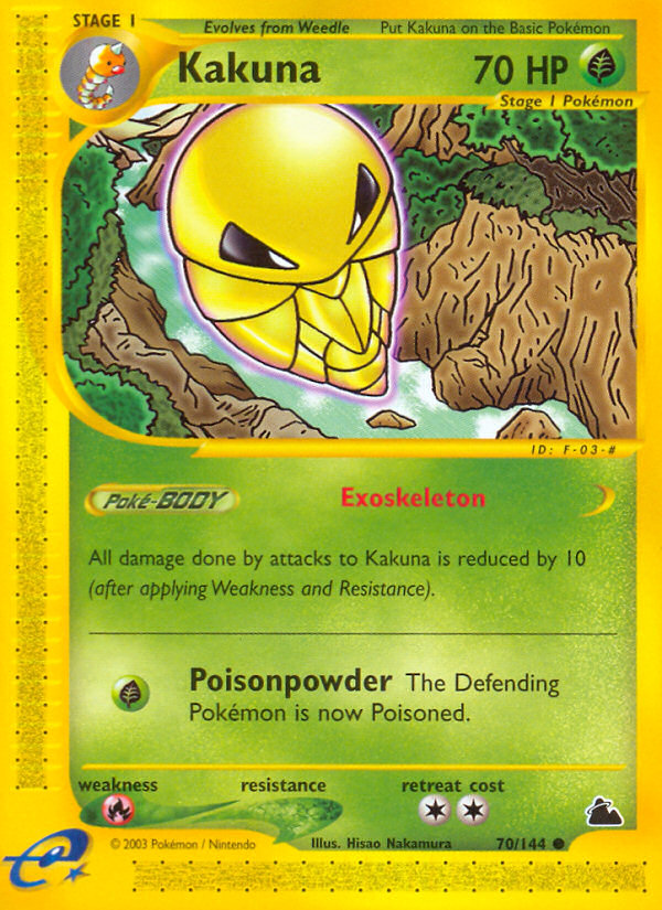 Kakuna 70/144 Common | Skyridge | Pokemon Card