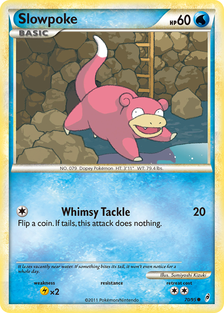 Slowpoke 70/95 Common | Call of Legends | Pokemon Card