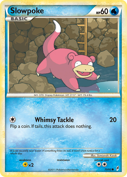 Slowpoke 70/95 Common | Call of Legends | Pokemon Card