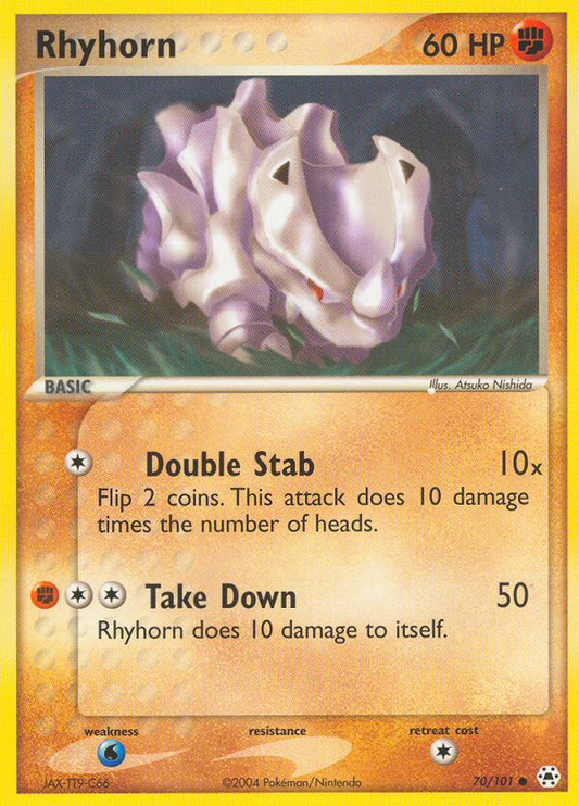 Rhyhorn 70/101 Common | Hidden Legends | Pokemon Card